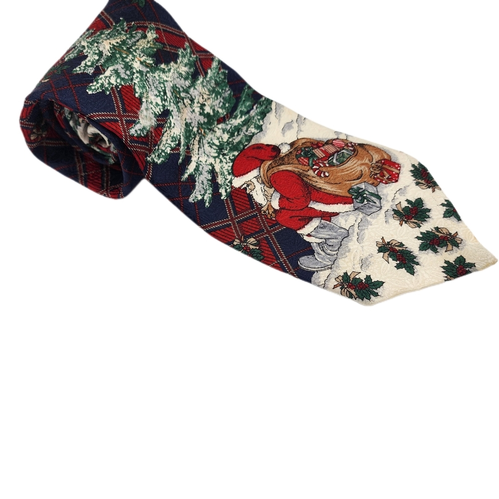 Zianetti Italian Silk Christmas Neck Tie